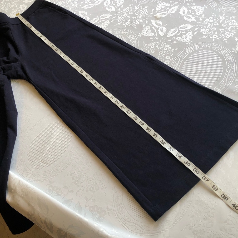 A/ X Armani Exchange Navy Blue Wide-Leg Slide-Bottom Lounge Pants Women’s Size S - Picture 16 of 16